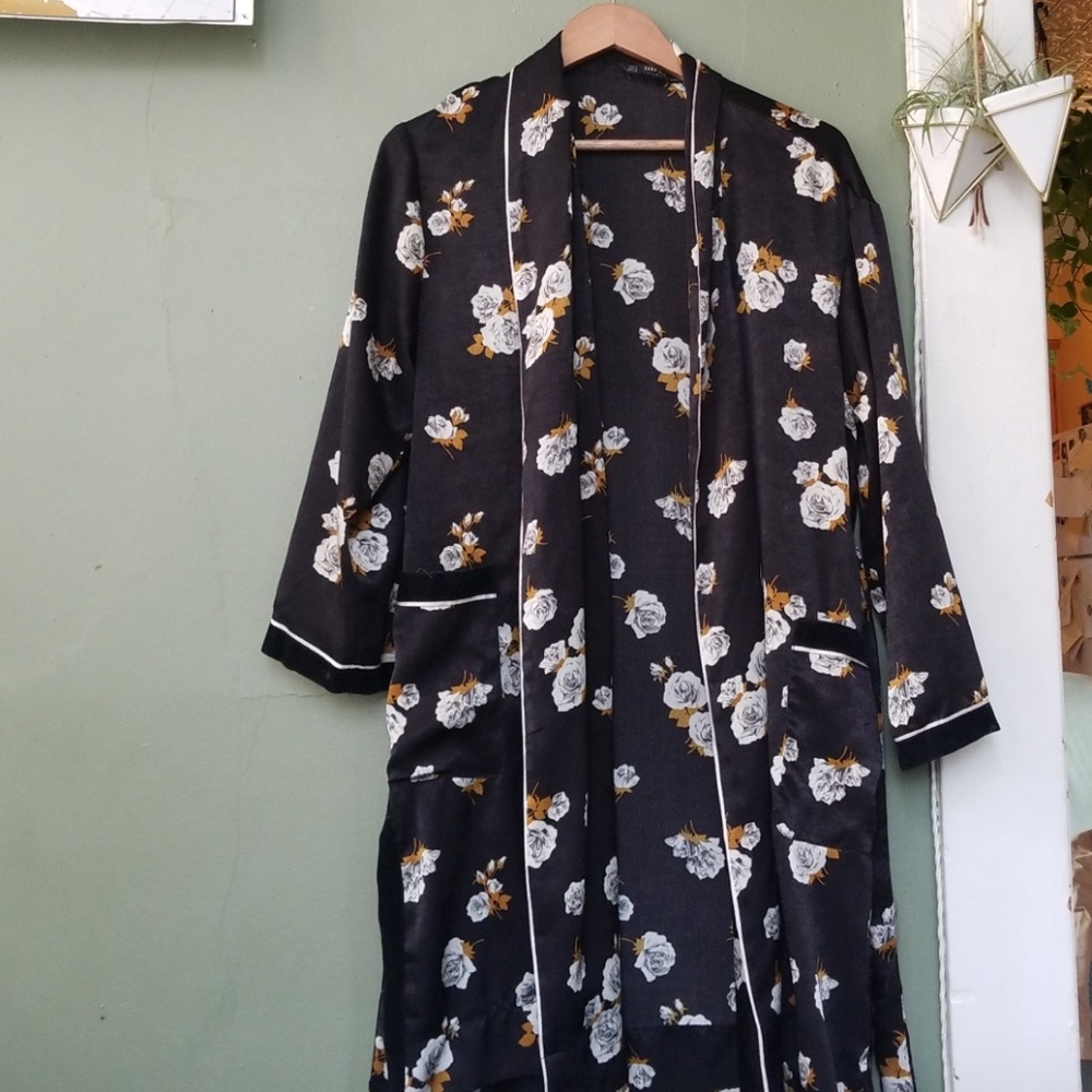 Zara silky robe